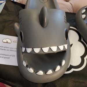 Men's 46/47 CloudShark Slides Grey